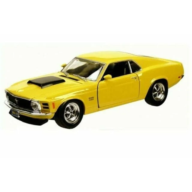 Realistic toy carsMOTORMAX 1/24 1970 Ford Mustang Boss 429 Yellow (American Classics) Realistic toy carsMOTORMAX 1/24 1970 Ford Mustang Boss 429 Yellow (American Classics)