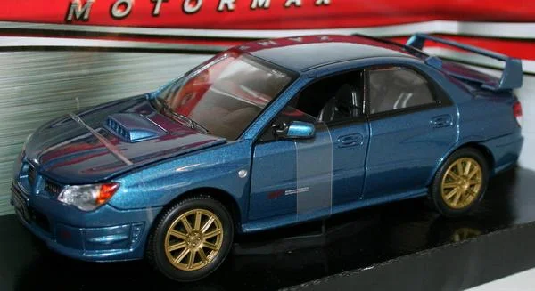Playful toys MotorMax 1/24 Scale Metal Model 73330 - Subaru Impreza WRX STi - Blue