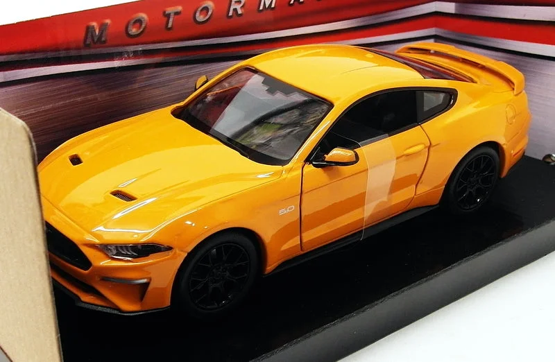 High-quality materials toys Motormax 1/24 Scale Model Car 79352 - 2018 Ford Mustang GT - Orange High-quality materials toys Motormax 1/24 Scale Model Car 79352 - 2018 Ford Mustang GT - Orange