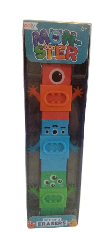 Challenging puzzles Ooly Monster Erasers