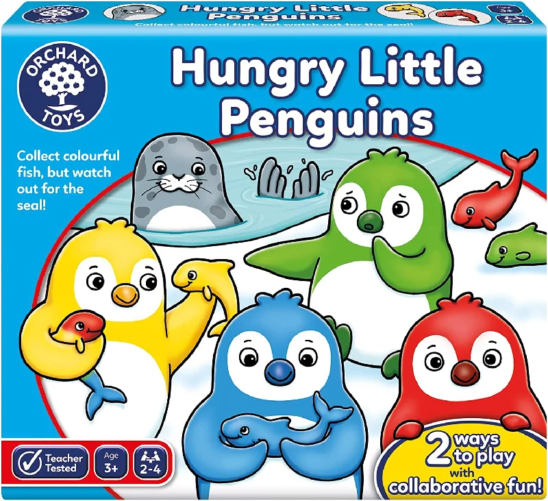 Age-appropriate puzzles Orchard Toys Hungry Little Penguins Game