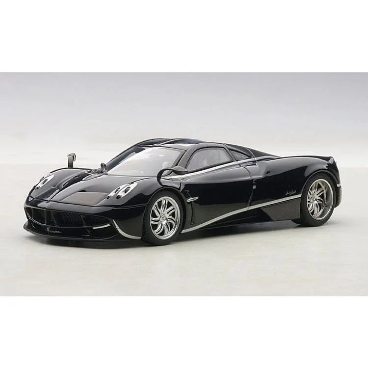 Durable toysPagani Huayra - 2011 - Black with Silver Stripe - 1:43 Model Car