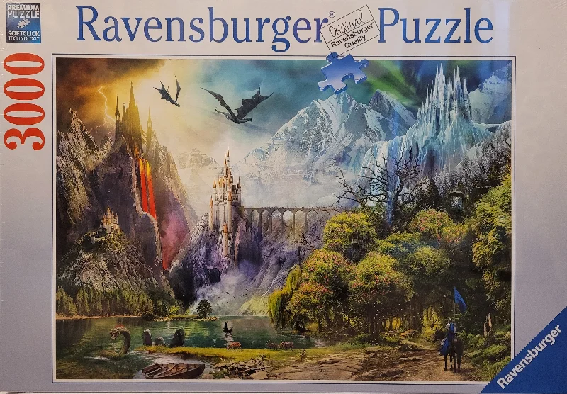 Entertaining games Ravensburger 3000pc Puzzle - Reign of Dragons