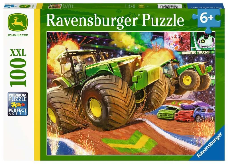 Casual games Ravensburger John Deere Big Wheels 100 Piece