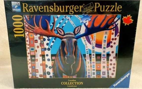 Multi-level puzzles Ravensburger Puzzle 1000pc Moose