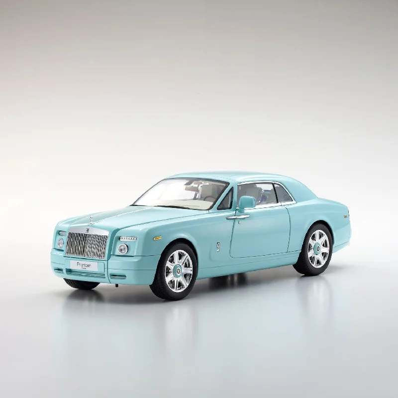 High-quality materials toys Rolls-Royce Phantom Coupe - Turquoise - 1:18 Scale Diecast Model Car High-quality materials toys Rolls-Royce Phantom Coupe - Turquoise - 1:18 Scale Diecast Model Car