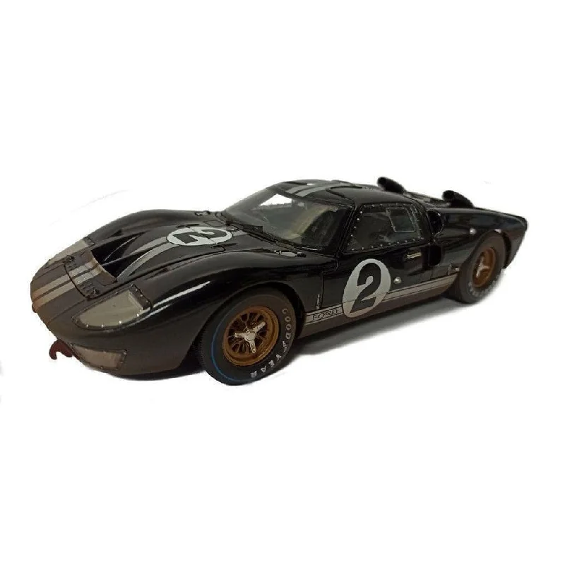 Playful toys SHELBY 1/18 #2 Dirty 1966 Ford GT MkII Black/Silver