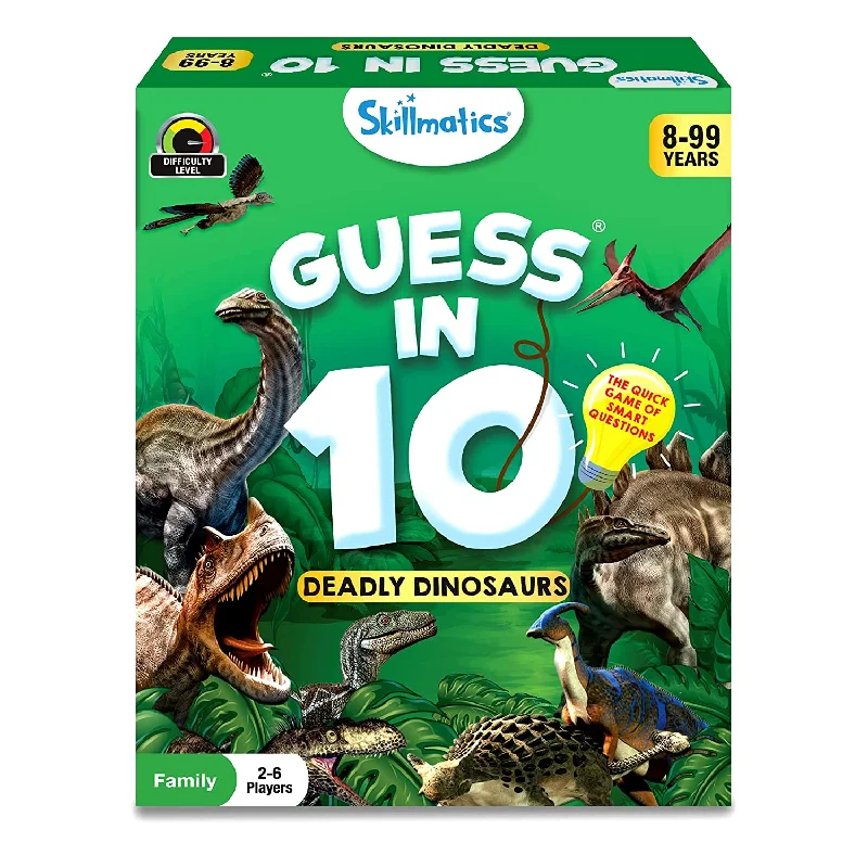 Intricate puzzles Skillmatics Guess In 10 Deadly Dinosaurs Board Game