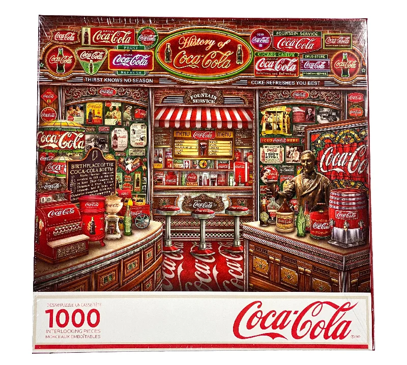 Logical puzzles Coca-Cola History 1000 piece puzzle