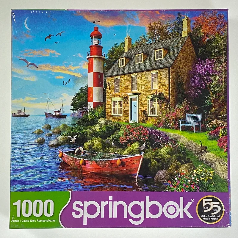 Fast-paced games The Cottage Lighthouse 1000 Piece Puzzle