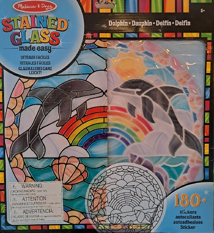 Entertaining games Stained Glass - Dolphin