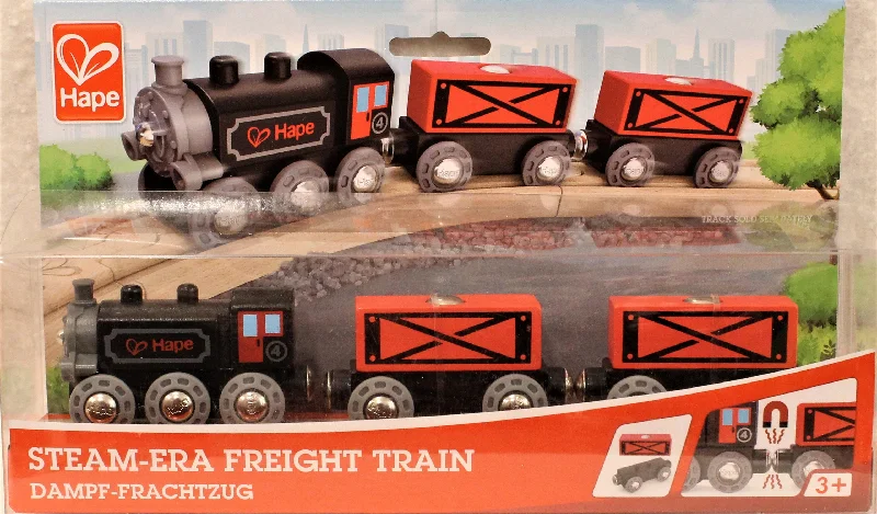 Age-appropriate puzzles Steam-Era Freight Train