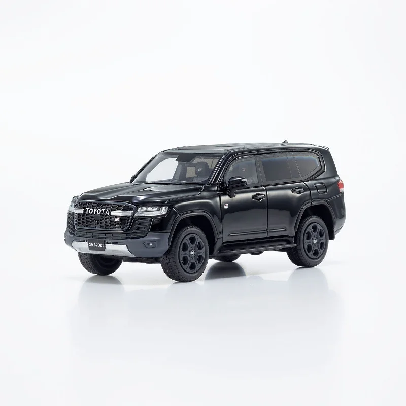 Playful toys Toyota Land Cruiser GR SPORT  (Black) - 1:43 Scale Resin Model Car