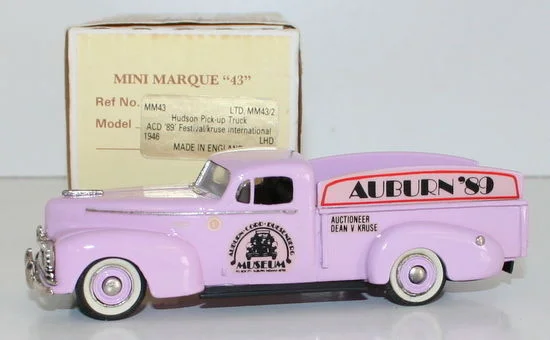 Enthusiastic toysMINIMARQUE 1/43 - 1946 HUDSON PICK UP TRUCK ACD 1989 FESTIVAL KRUSE INT AUBURN Enthusiastic toysMINIMARQUE 1/43 - 1946 HUDSON PICK UP TRUCK ACD 1989 FESTIVAL KRUSE INT AUBURN