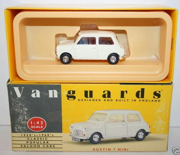 Durable toysVANGUARDS 1/43 VA13001 AUSTIN 7 SEVEN MINI WHITE