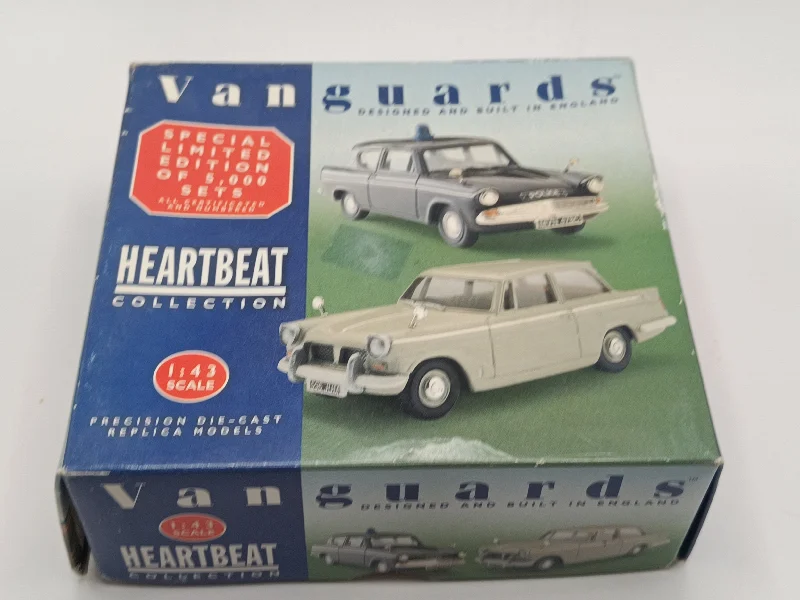 High-quality toy cars Vanguards 'Heartbeat' Set Triumph + Anglia
